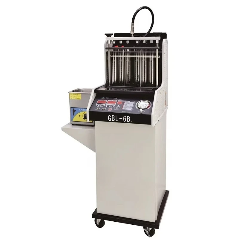 Automobile Six Cylinder Fuel Injector Non Disassembly Cleaning Machine Fuel Injector Detection Analyzer
