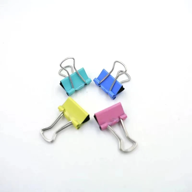 60 Diverse Kleine Kantoor Organiseren Mini Metalen Binder Grip Clips 15Mm Notities Brief Kantoor Gereedschapsbenodigdheden