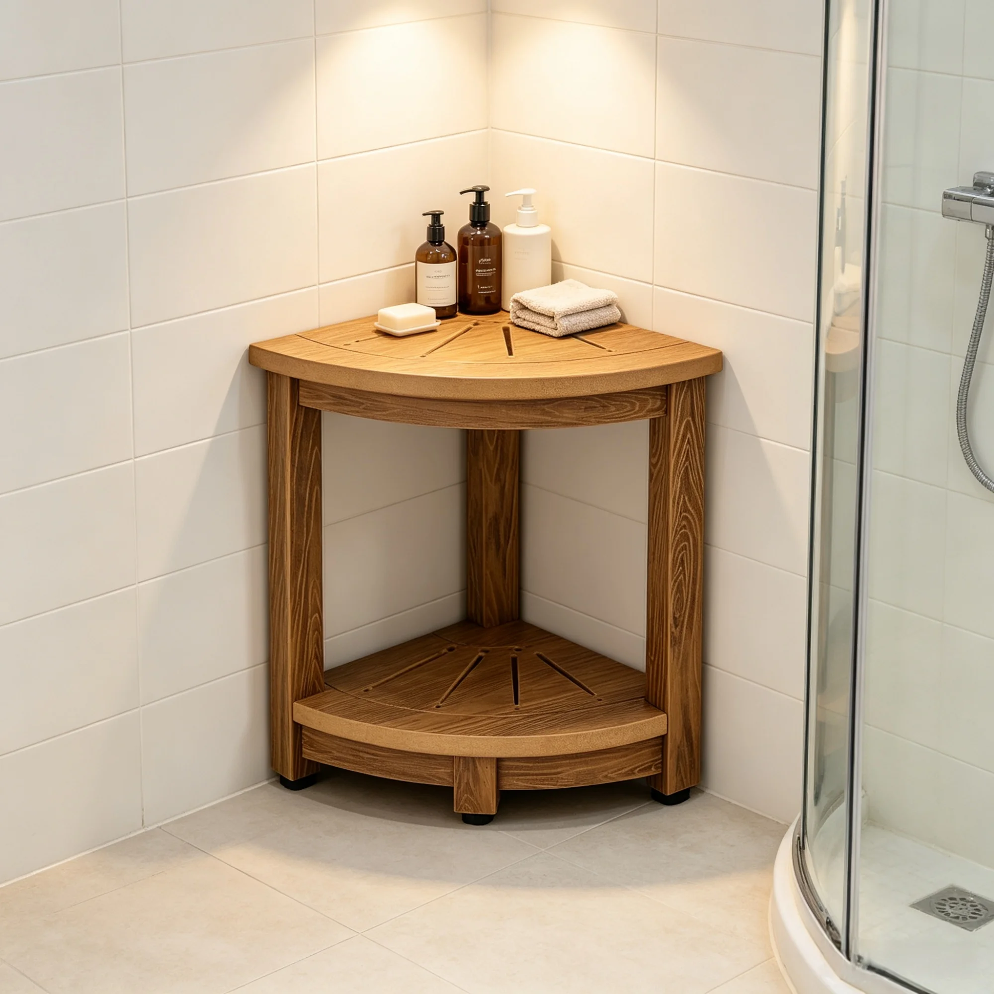    Corner Shower Bench 16.5