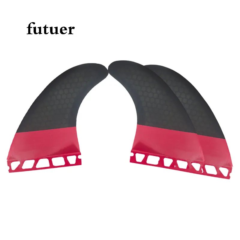 

Ласты для доски для серфинга FUTUER+G7: основной плавник, боковые плавники, ласты для доски для серфинга, рыбные ласты. Конструкция из красного сотового композита. Surfb