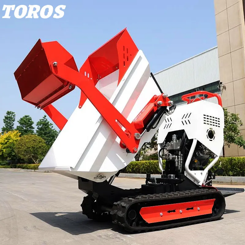 Tipper Under Ground Dump Truck China Small Gasoline Mini Dumper 4x4 Available In Stock Hydraulic Crawler Mini Dumper Truck