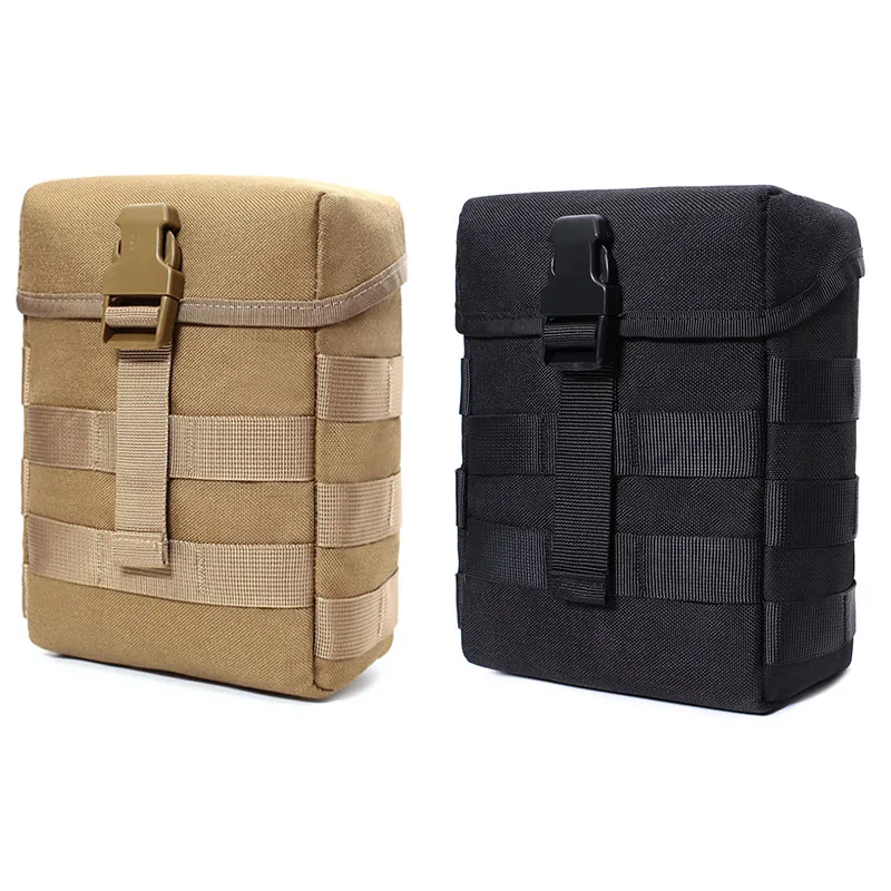 Molle EDC Pouch Tactical Binocular Telescope Storage Bag Shoulder Bag Survival Hiking Outdoor Water Bottle Pouch