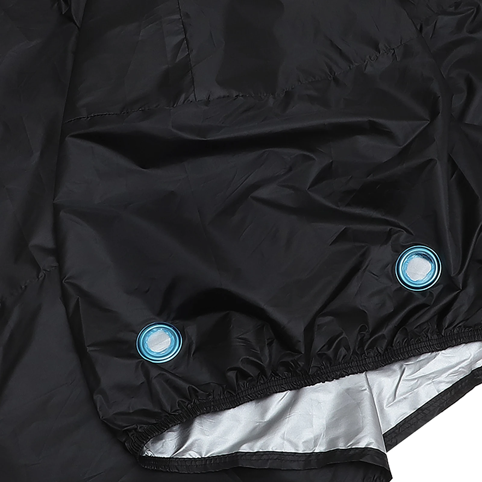 

1pc Bike Cover 200X70X110Cm Black Waterproof Uv Windproof Outdoor Bicycle Protector With Locking Hole Bottom Buckle