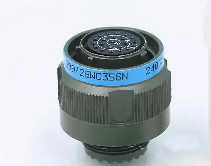 

Электрический круглый разъем J599/26WC35SN, 22-контактный штекер и розетка