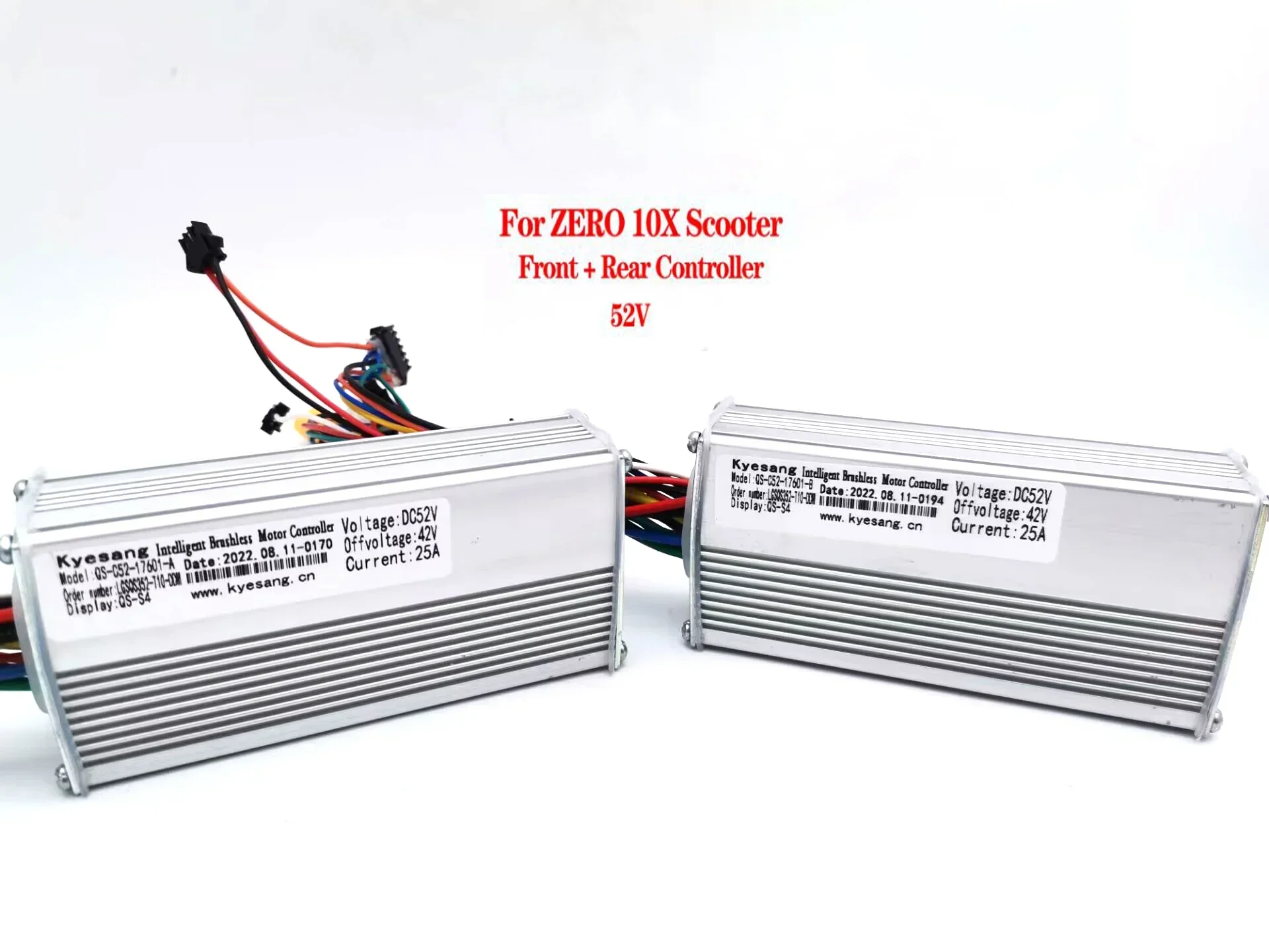 Front and Rear Controller for Zero 10X / Speedual 52V Electric Scooter Intelligent Brushless Motor Controller Spare Parts