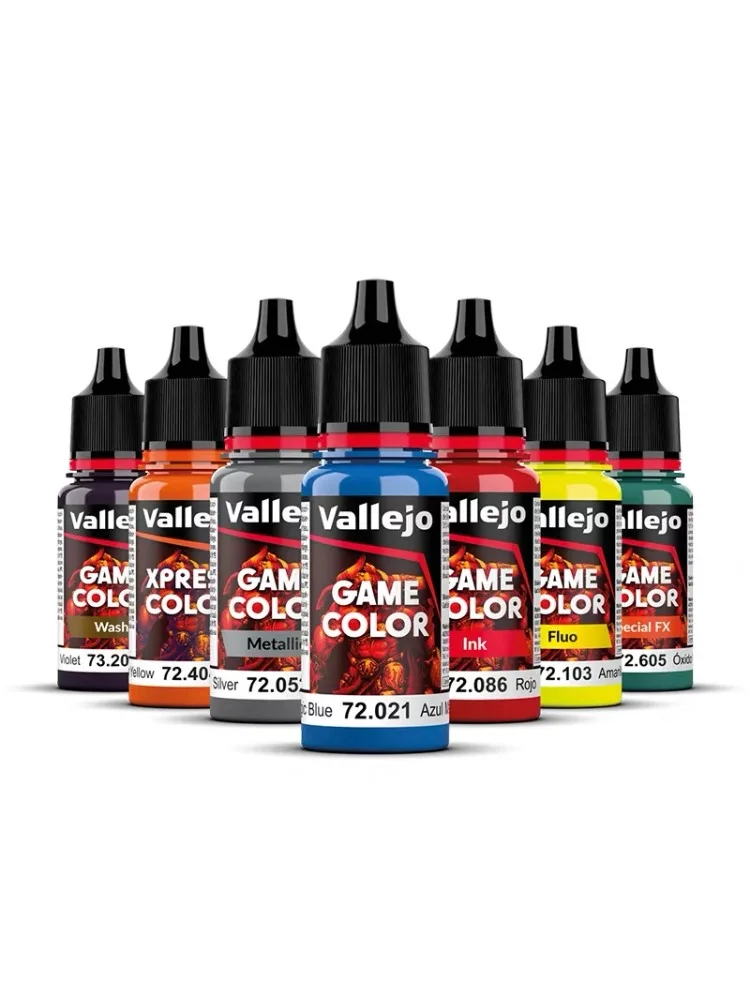 Farba akrylowa Vallejo 18ml GAME COLOR, popularne kolory do fantasy i wargamesów, farba na bazie wody do malowania modeli i hobby. — zdjęcie produktu 7