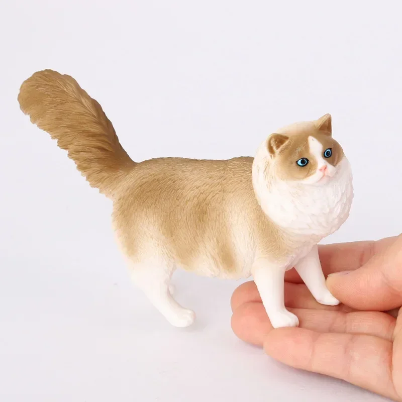 

Cat Model Kitten Landscape Ornament Fake Plastic Cat Desktop Cat Ornament Desktop Realistic Statue Tablescape Decor