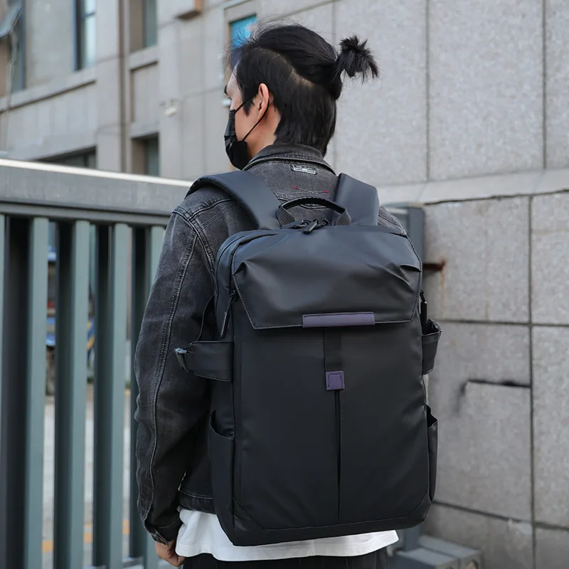 Motorcycle Helmet Laptop Backpack Waterproof Large Capacity Travel Casual Riding Commuter Business Daypack for Men