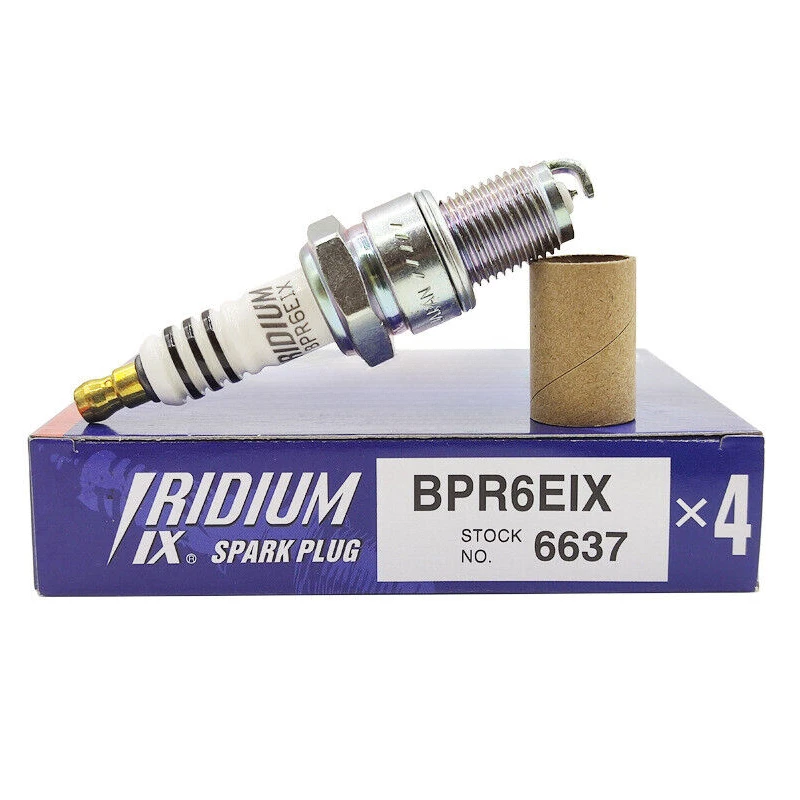 4/6pcs BPR6EIX 6637 Iridium Spark Plug For Audi BMW Subaru Nissan IW20 BPR6EIX-6637 High Quality Plugs