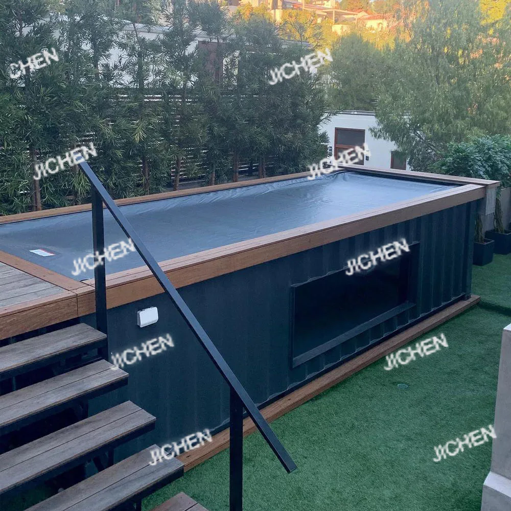 

JC 40ft Outdoor Home Fiberglass Ground Transportation Large Container Swimming Pool Custom Container Swimming Pool