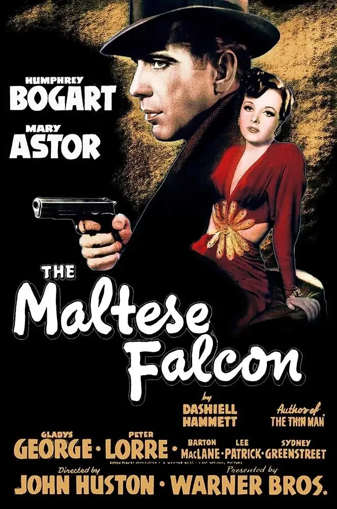 The Maltese Falcon Movie Print Canvas Poster, Living Room Decor, Home Wall Picture