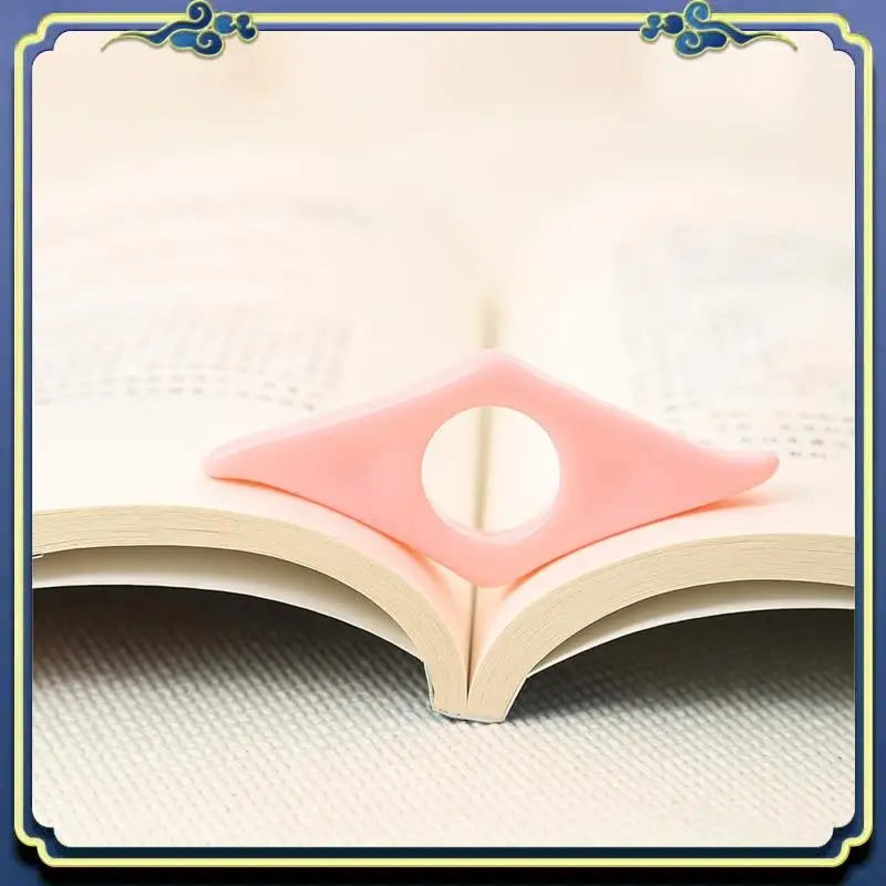 Portable 5Pcs Book Page Holder, Handmade Thumb Book Page Holder Reading Accessories Ring Book Opener Bookmark For Book Lovers