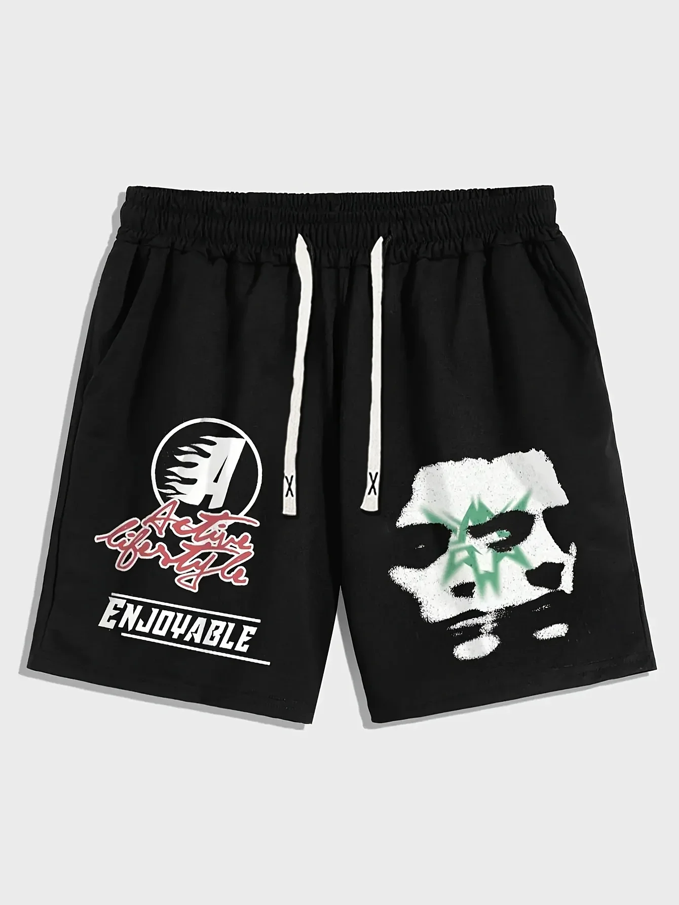 

Шорты с персонализированным принтом, мужские летние высококачественные модные брюки с пятью точками, удобные универсальные спортивные штаны, повседневные свободные шорты