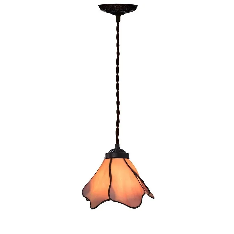 

Круглая люстра в форме цветка лотоса, декоративный светильник для теплой спальни, декоративный светильник для балкона и эркера.