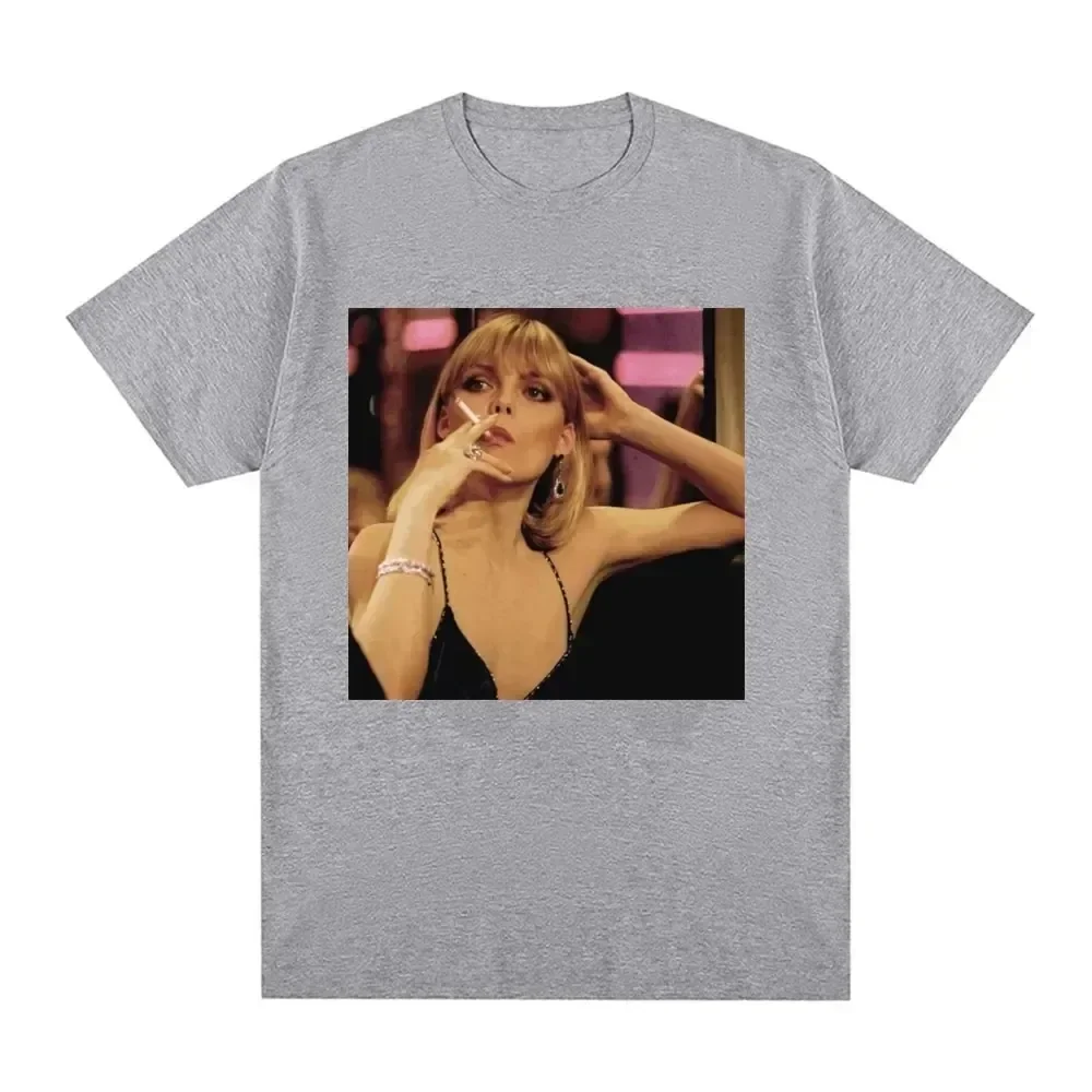 2024 Scarface Movie Michelle Pfeiffer Tony Montana Graphic Print Women T-shirt Fashion Clothes Vintage Punk Gothic T-shirt