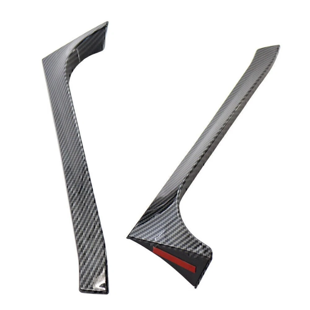 

2 шт. автомобильный спойлер на заднее окно, боковой спойлер Canard, отделка из углеродного волокна для Golf 6 Mk6 2009-13, автоаксессуары, внешние детали