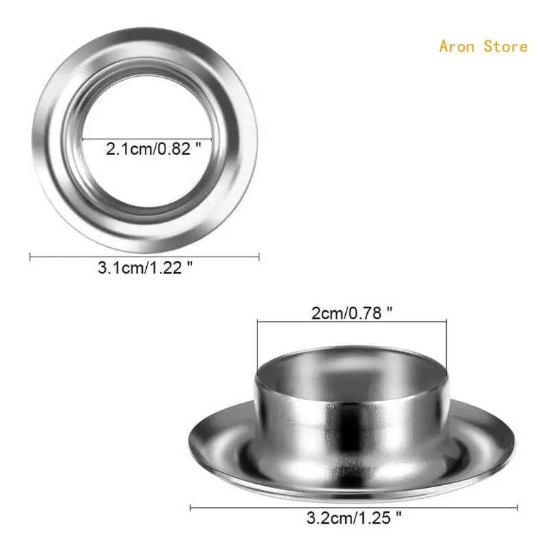 Ösen-Werkzeugsätze, 20-mm-Ösen-Einstellwerkzeug, 50-teiliges Ösen-Stanzwerkzeug H3CF