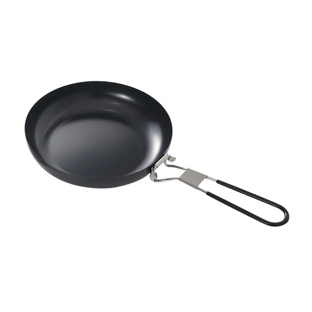 Brand New Frying Pan Pot Foldable Handle Lightweight Non-stick Outdoor Picnic Portable Strong Camping Cookware