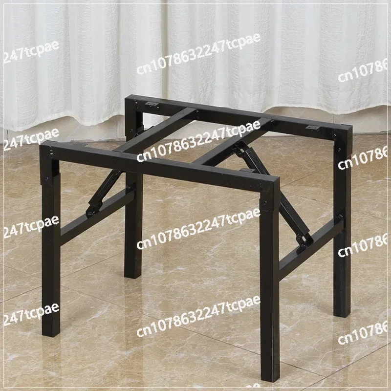 Foldable Table Leg Supports Dining Table Frames Thickened Reinforced Spring Legs Heavy-Duty Stable U-Shape Contemporary Design