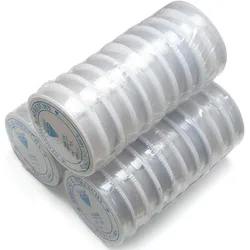 10 Rolls Elastic String for Bracelets 0.4-1.0mm Crystal Stretch Bracelet String Bead Cord For DIY Beading And Jewelry Making