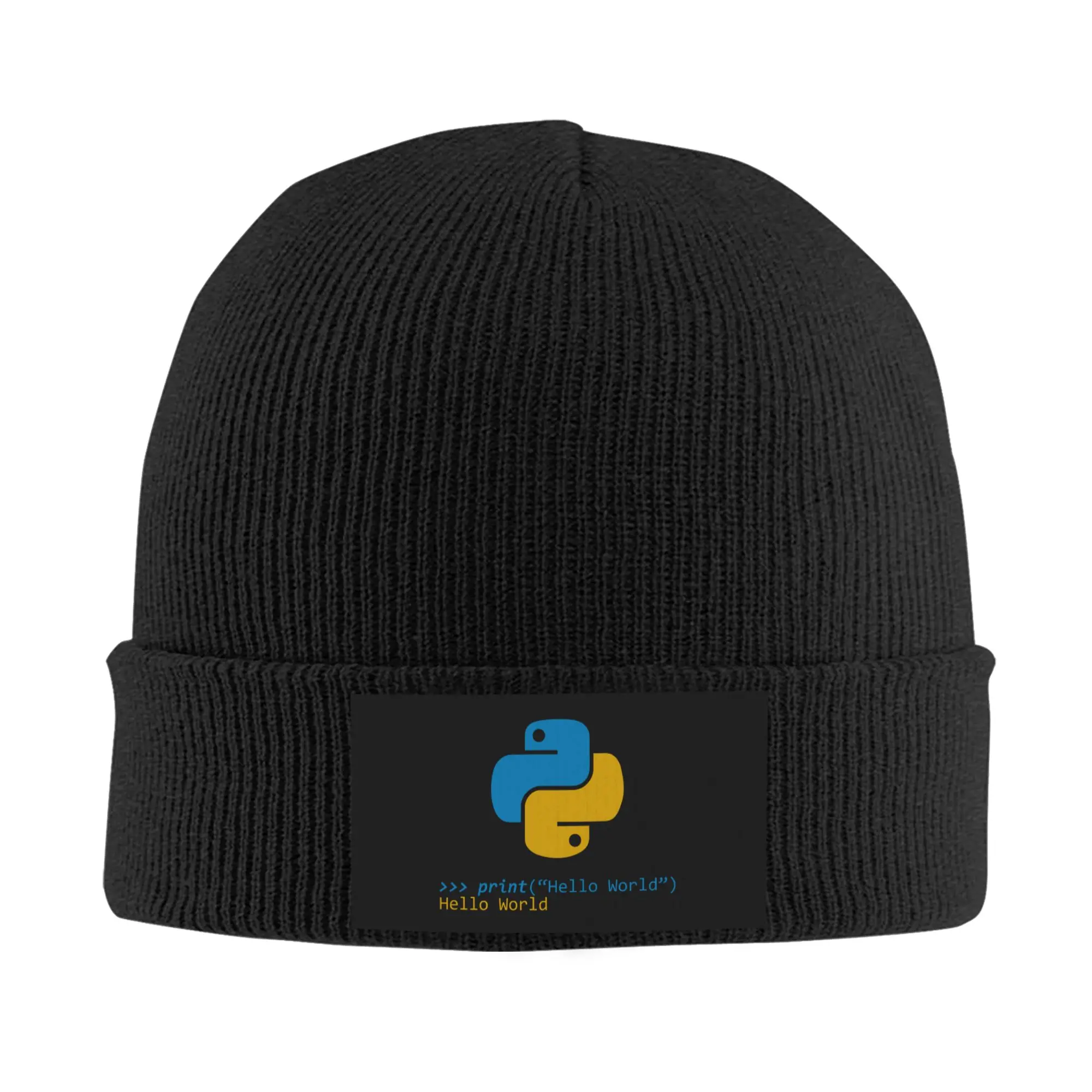 Computer Developer Python Bonnet Hats  Hip Hop Knitted Hat For Winter Warm Programmer Programming Coder Skullies Beanies Caps