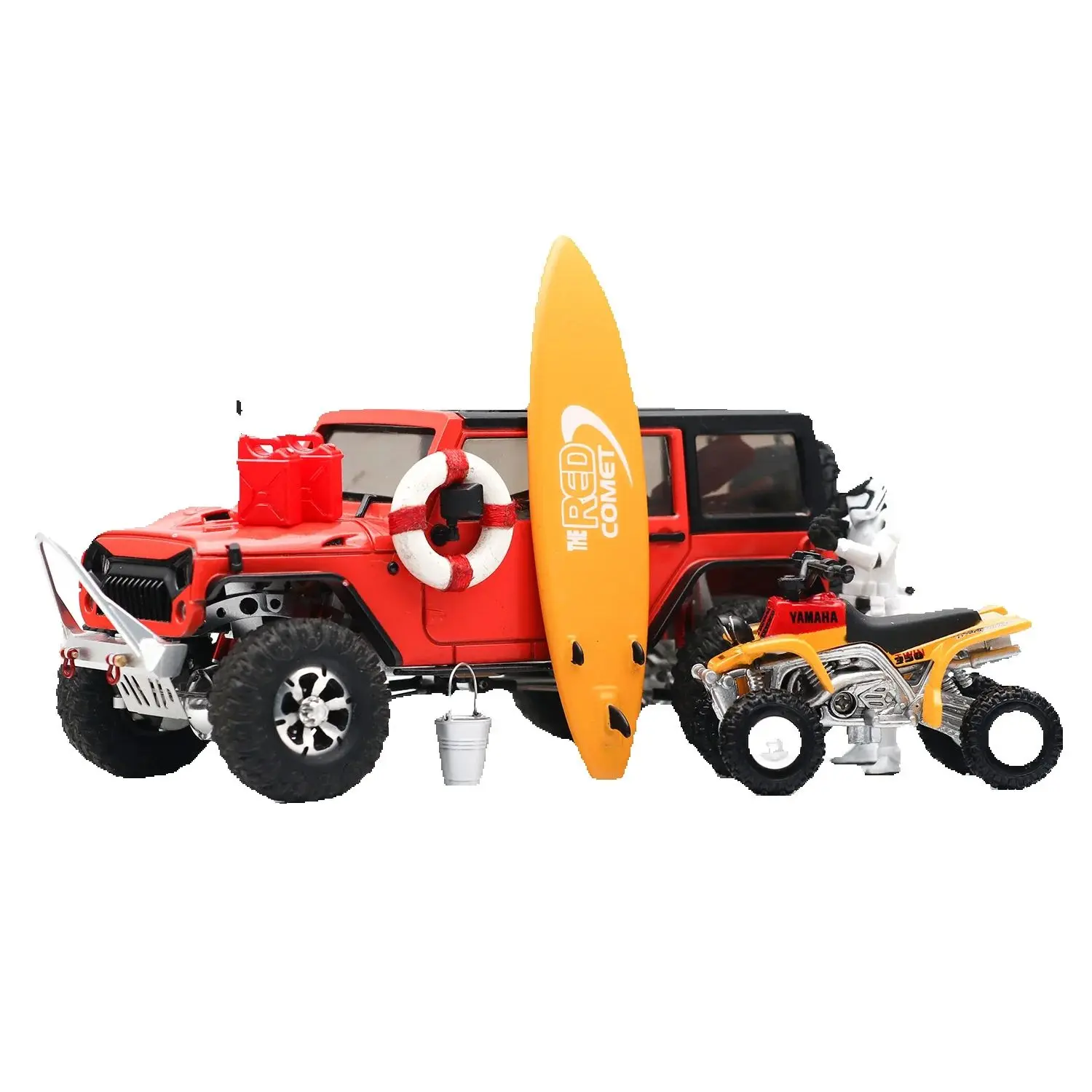Mood Pieces Rc Crawler 1:35 32 Model Car Scene Decor Swimming Stuff 23mm
