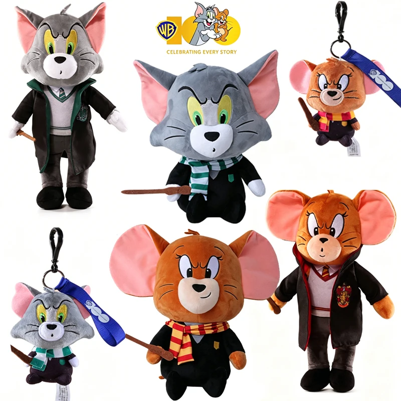 

Genuine Warner 100th Anniversary Tom and Jerry Plush Doll Cosplay Harry Potter Gift for Kids Movie Series Stuffed Animal Doll