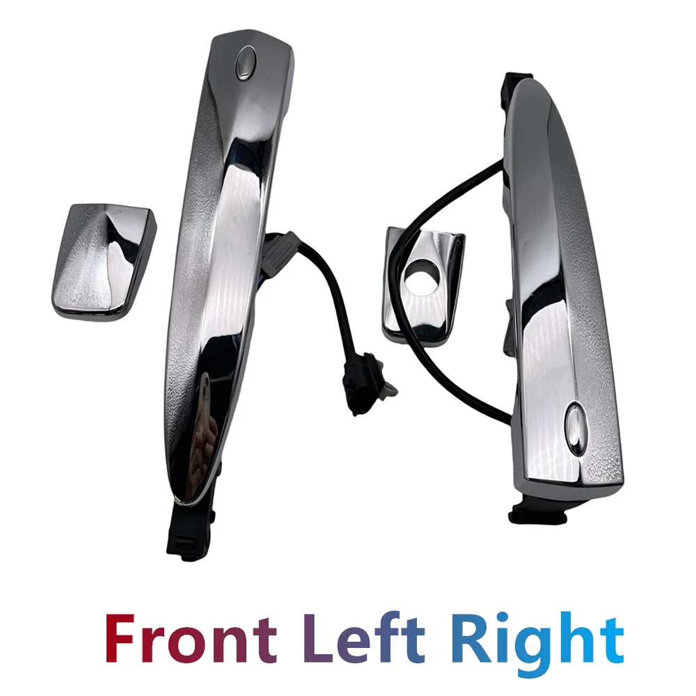 

Новые передние хромированные внешние дверные ручки автомобиля, серебристый ABS 826469N00A 806451AA0A для Nissan Leaf Maxima Murano Sentra 806469N00A