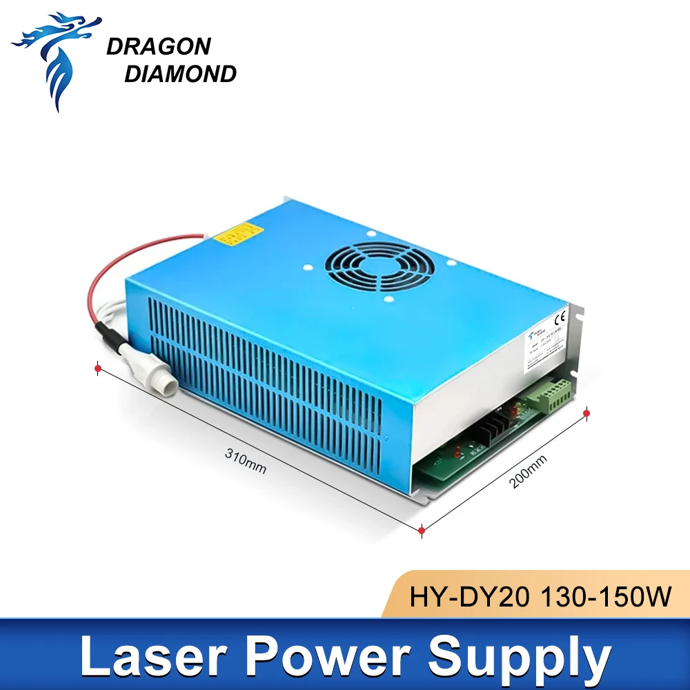 HY-DY20 150W Co2 Laser Power Supply PSU 115/230V For RECI Z6/Z8 W6/W8 S6/S8 Laser Tube Engraving and Cutting Machine