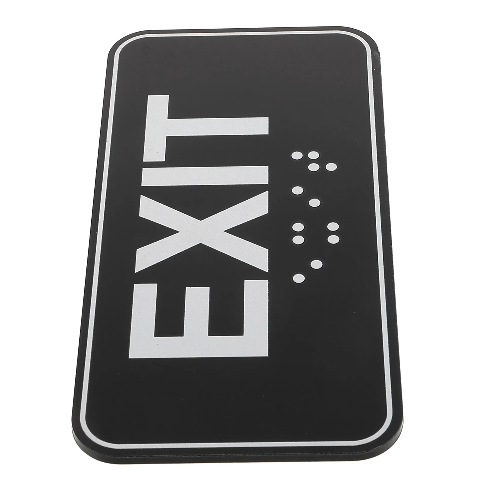 Braille Signage Corridor Commercial Exit Signs (18*5cm) Led Sticker Lights Safety