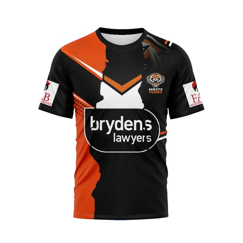 West Tigers men's 2021 home rugby league jersey(Custom name and number )