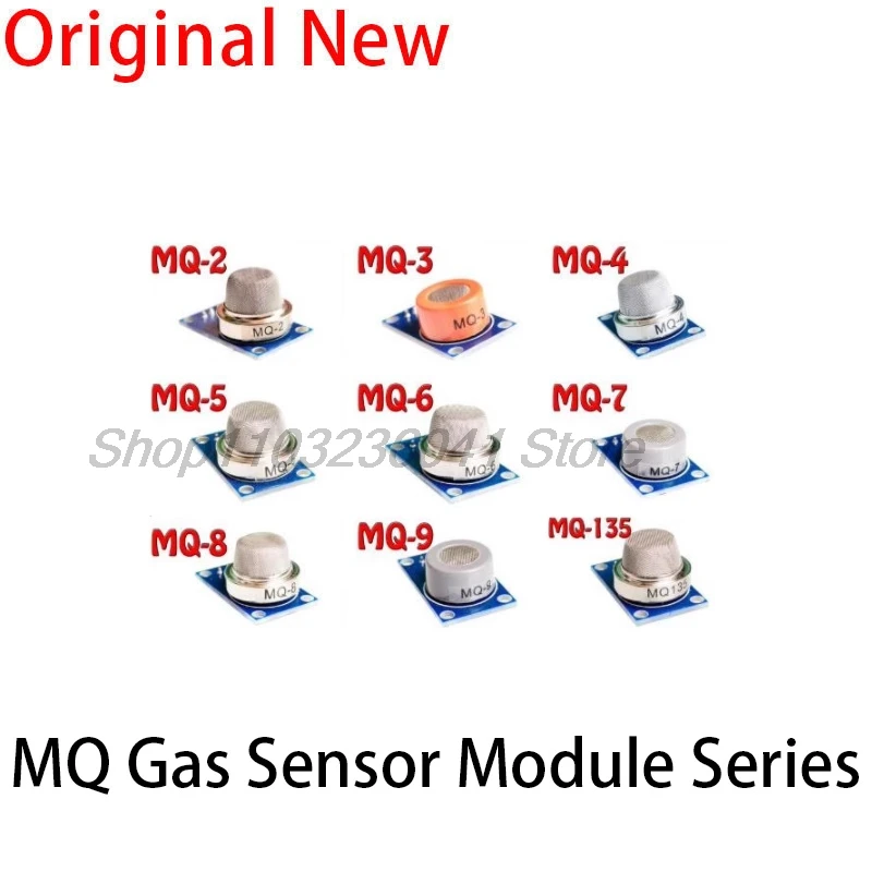 MQ-2 MQ-3 MQ-4 MQ-5 MQ-6 MQ-7 MQ-8 MQ-9 MQ-135 Detection Smoke methane liquefied Gas Sensor Module for Arduino Starter DIY Kit