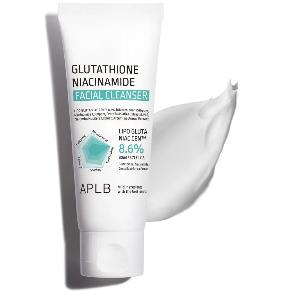 APLB Glutathion-Niacinamid-Gesichtsreiniger | LIPO GLUTA NIAC CEN ™ 8,6% 2,71 FL.OZ/Koreanische Hautpflege