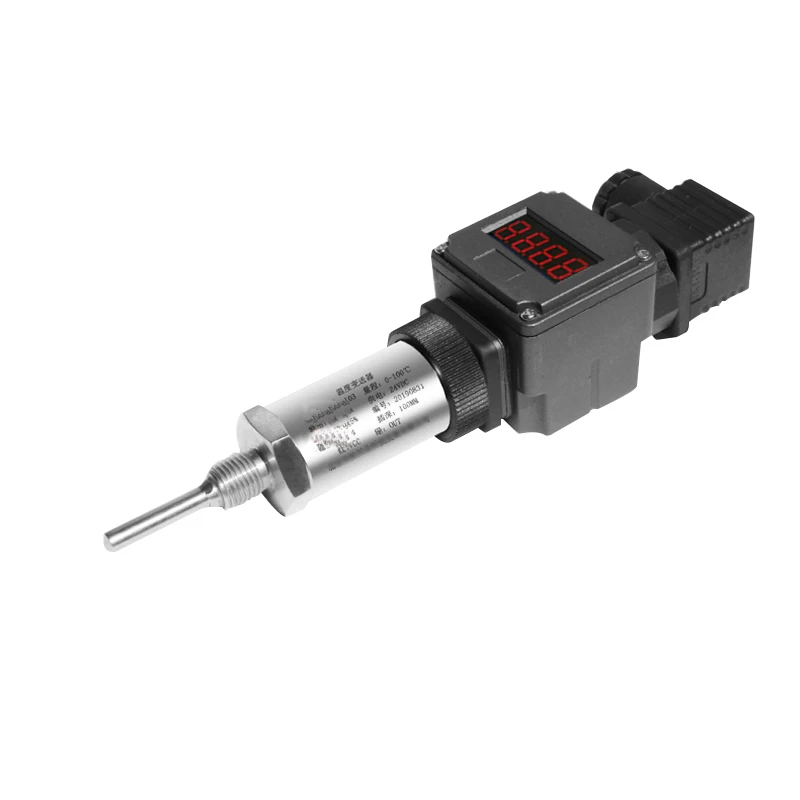 DC 24V LED Pressure Sensor Pt100 0-500C 4-20mA to 0-10V to RS485