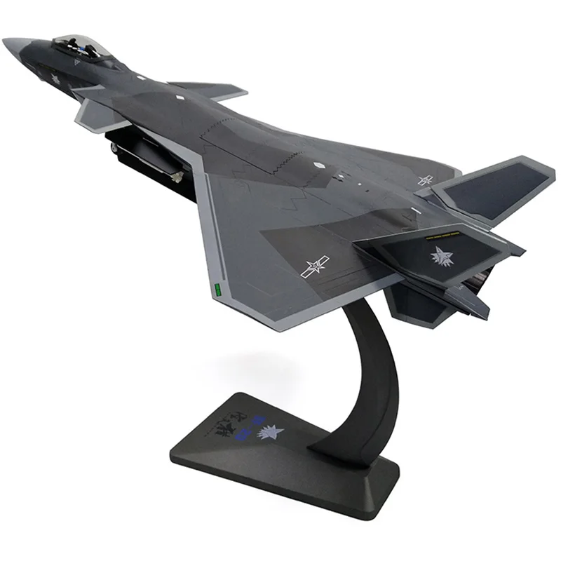 

1:48 Scale J-20 Military Fighter Sky Hunt Memorial Alloy Die-cast Combat Aircraft Collecting Toy Gifts