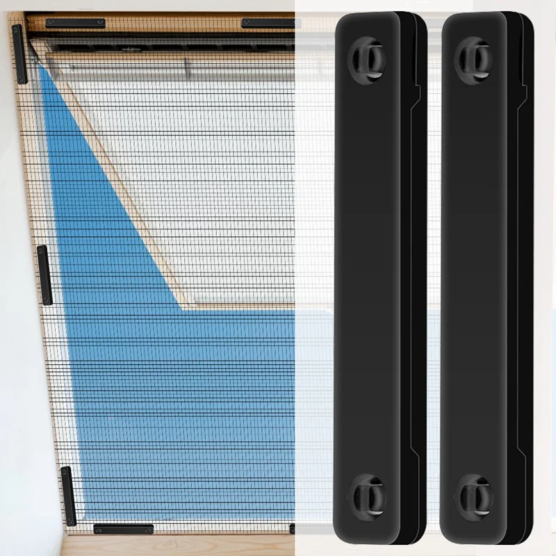 20Pcs Nail Free Magnet Window Screen Clip Insect Protection Window Screens Buckle Household Screen Window Parts