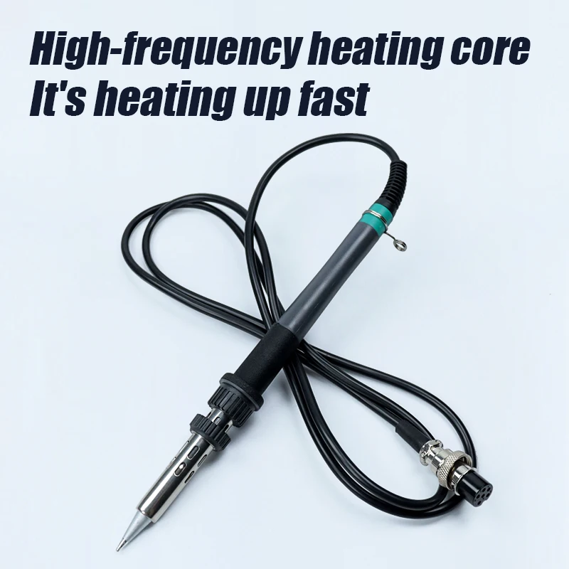 High Frequency Heating Core Welding Table Handle 203 205 High Frequency Lead-Free Welding Table Handle Connected To The Wire