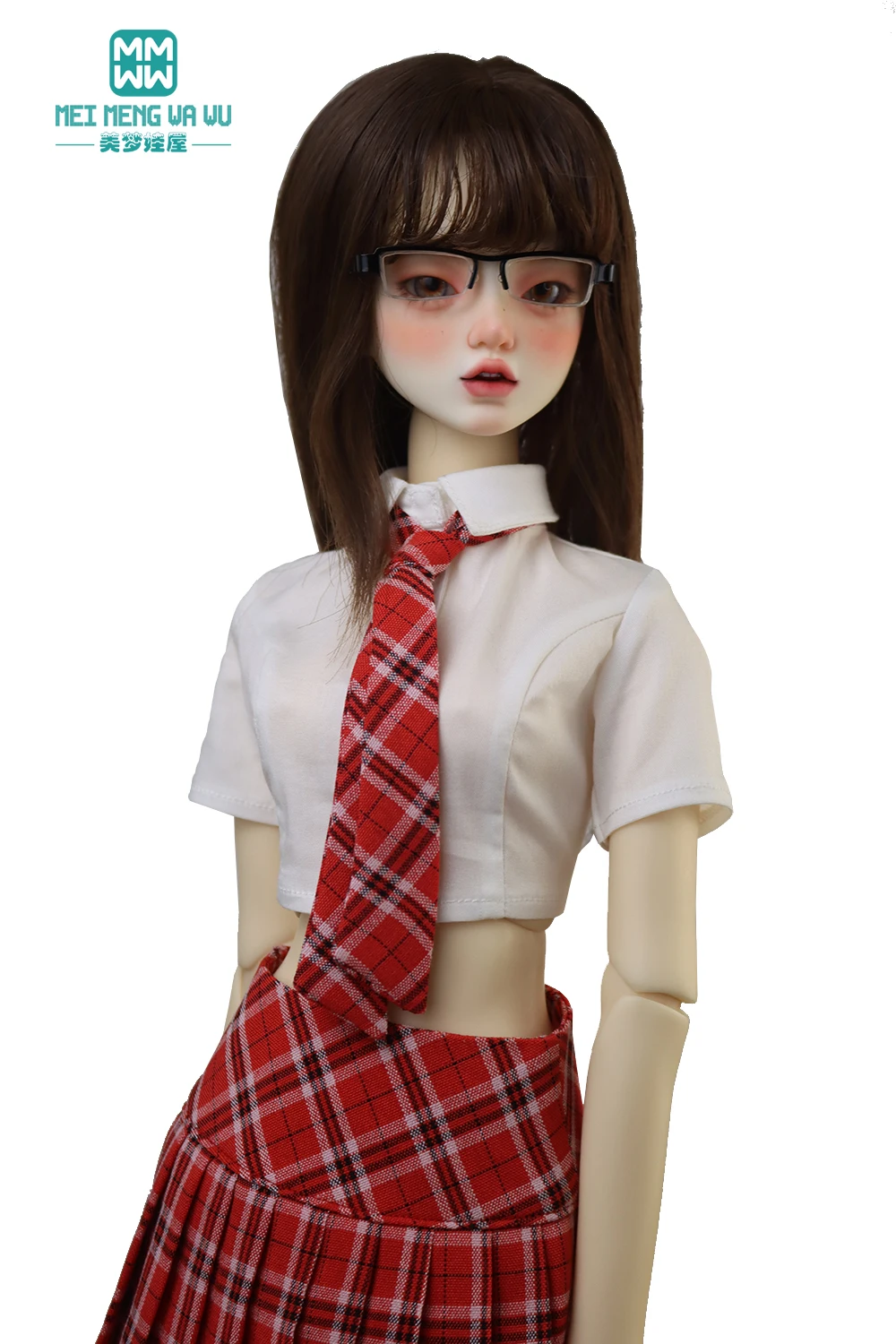 Fits 1/3 1/4 BJD Toy Ball Joint Doll clothes Fashion college uniform skirt