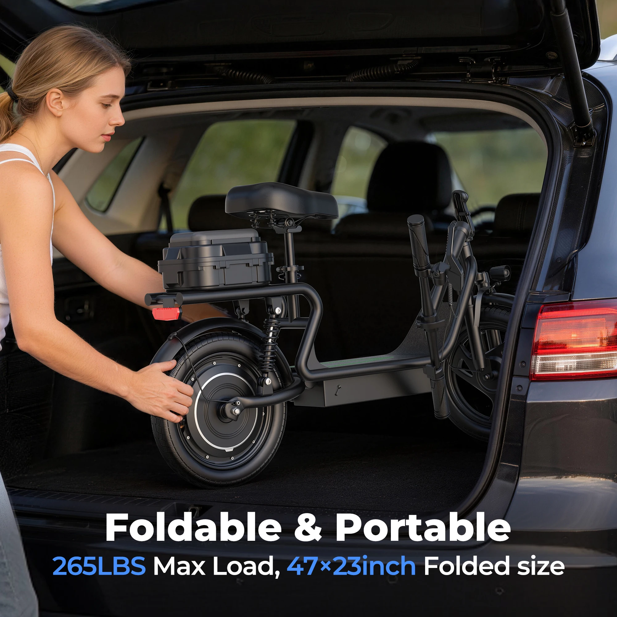 Upgrade 2026 ESBS/TX01 Leistungsstarker Elektroroller 25/45KM Super Reichweite 8,5"/14" Klapproller Schnelle Lieferung Smart E-Scooter – Detail 9