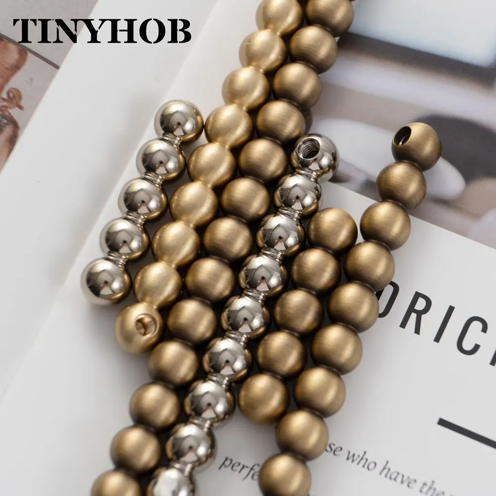 Tinyhob Solid Brass Gold Drawer Knobs Handles Modern Minimalist Long Pearl Door Pull for Wardrobe Cupboard Furniture Hardware