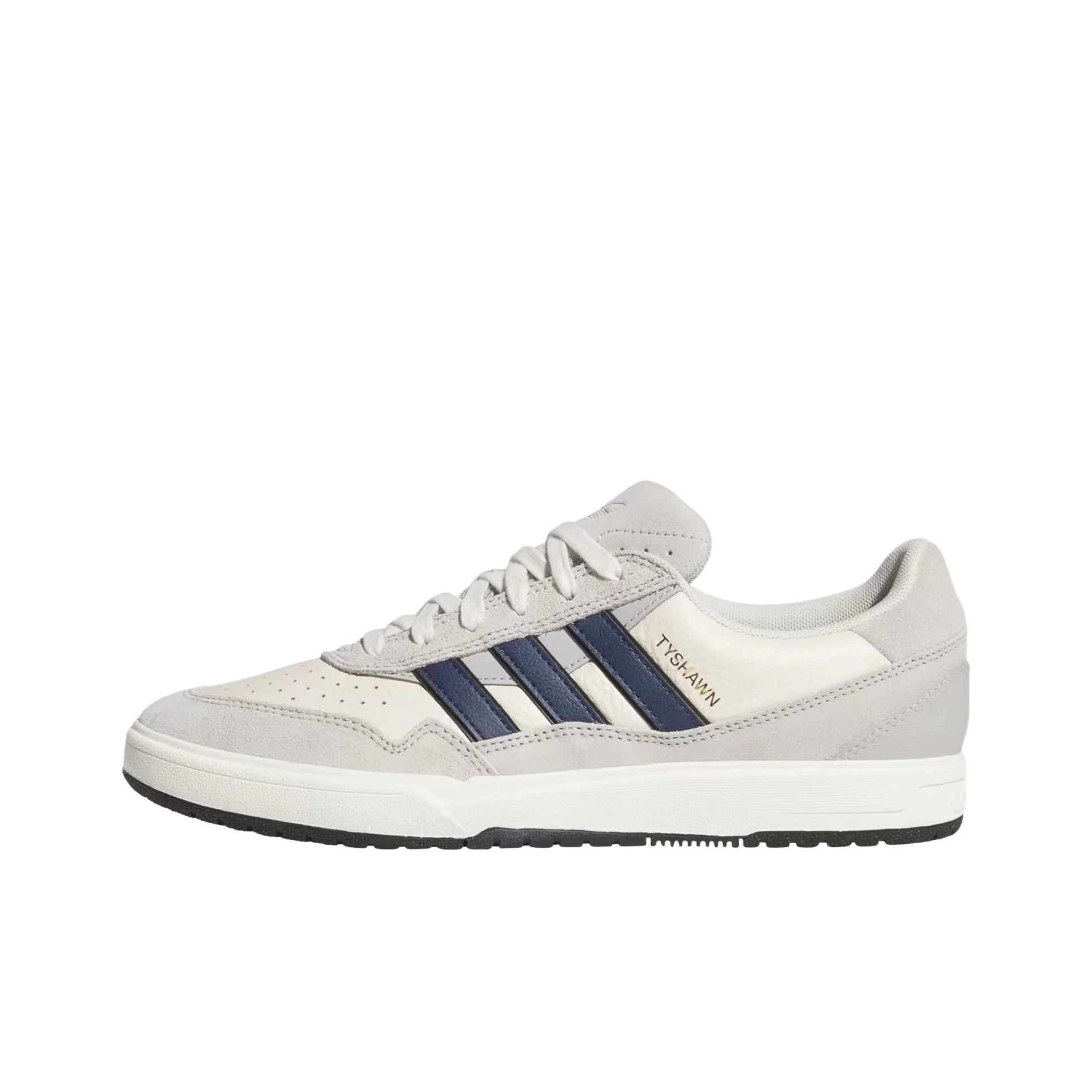 Adidas Originals Tyshawn Skateboard Shoes Unisex Low Top Gray No. 2/Collegiate Marine Blue/Chalk White JI3939
