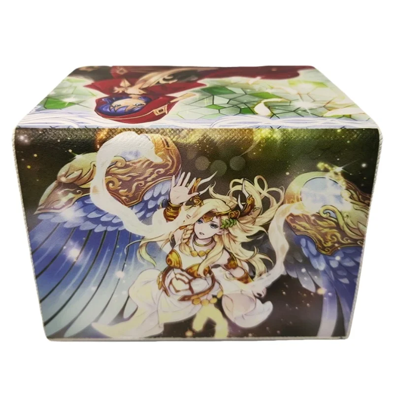 Card Case Yu Gi Oh Sauravis Lo The Prayers of The Voiceless Voice Tcg Diy Leather Action Toy Figures Anime Game Collection Box