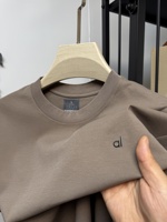 New high-end brand men's round neck seamless short sleeved top summer fashion letter badge original Korean style loose T-shirt