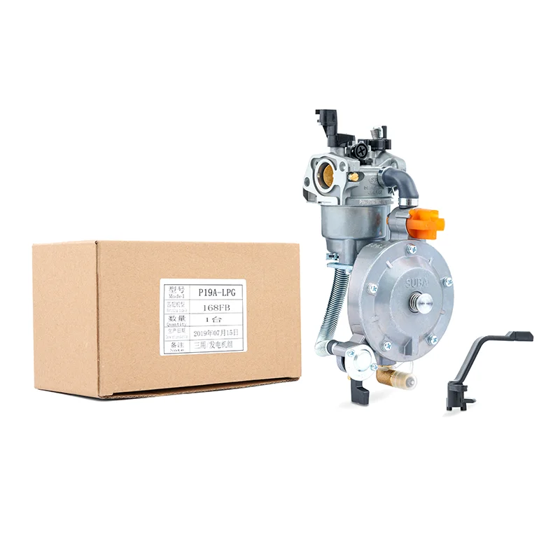 

ER2500 2KW 168F Gasoline generator parts Engine double use LPG Manual carburetor kit assy