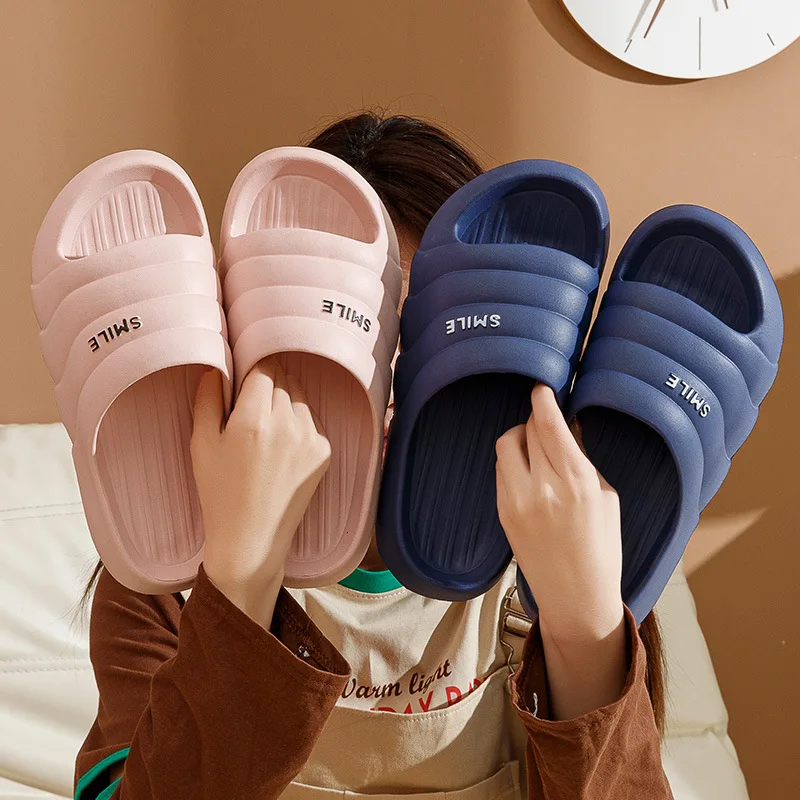 Slippers Women Shoes Home Non-Slip Wear-Resistant Lightweight Comfortable Bathroom Slippers Men Shoes Personalized deodorization