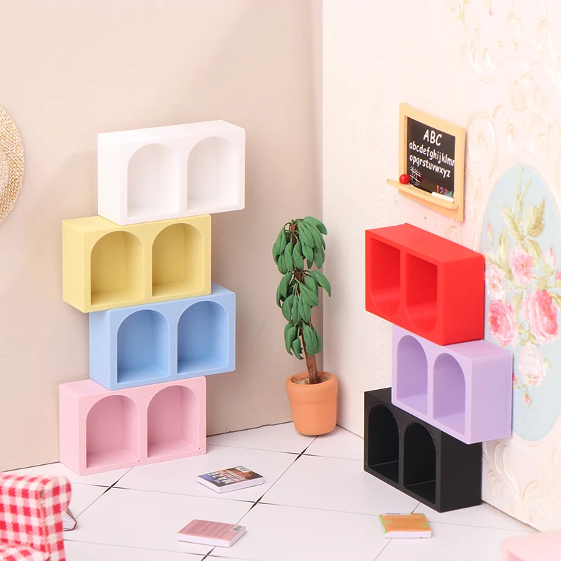 Szafka ścienna do domku dla lalek 1/12, szafka do przechowywania, regał, model domu, mini meble, dekoracja, akcesoria dla lalek, dekoracja mikro-sceny