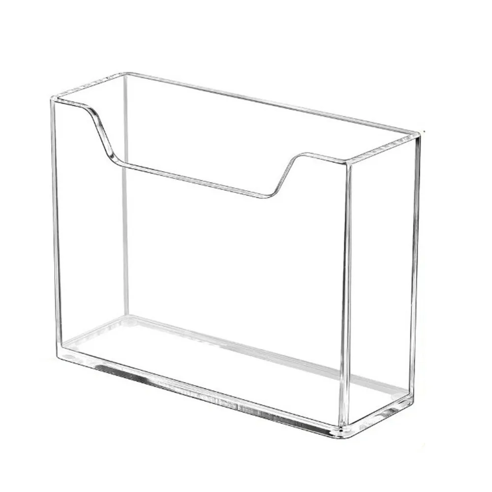 

Стоячий акриловый держатель для салфеток, прозрачный декор стола, держатель для полотенец для рук, органайзер для хранения, вертикальный прозрачный ящик для хранения для гостей