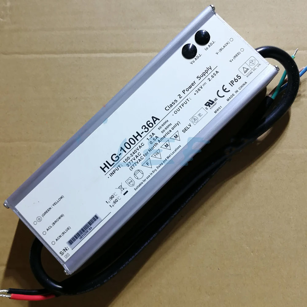 

HLG-100-36A Street Light Power Supply LED Floodlight 100W 36V2.65A