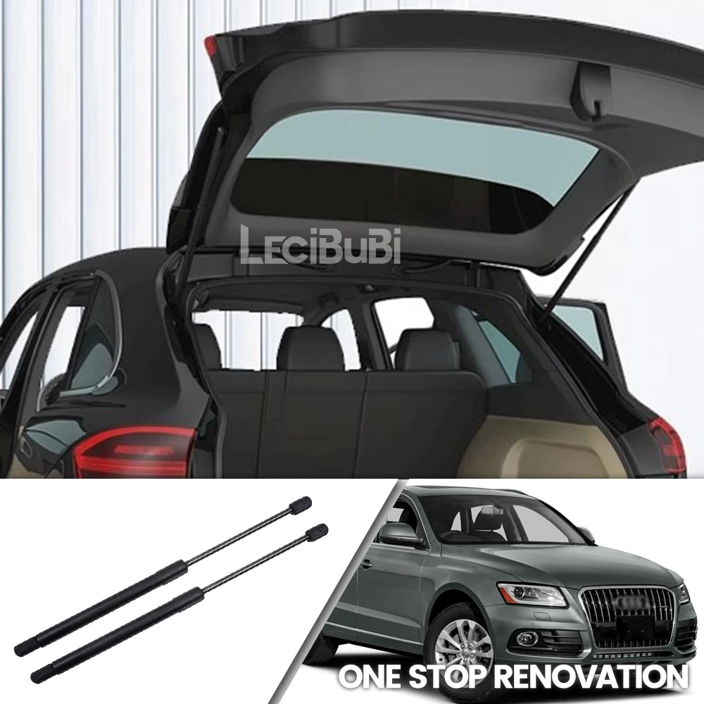 For Audi Q5 W/ Power LiftGate 2pcs Rear Trunk Tailgate Strut Boot Lift Support Bars Gas Spring Dampers Rod Accessories PM3199