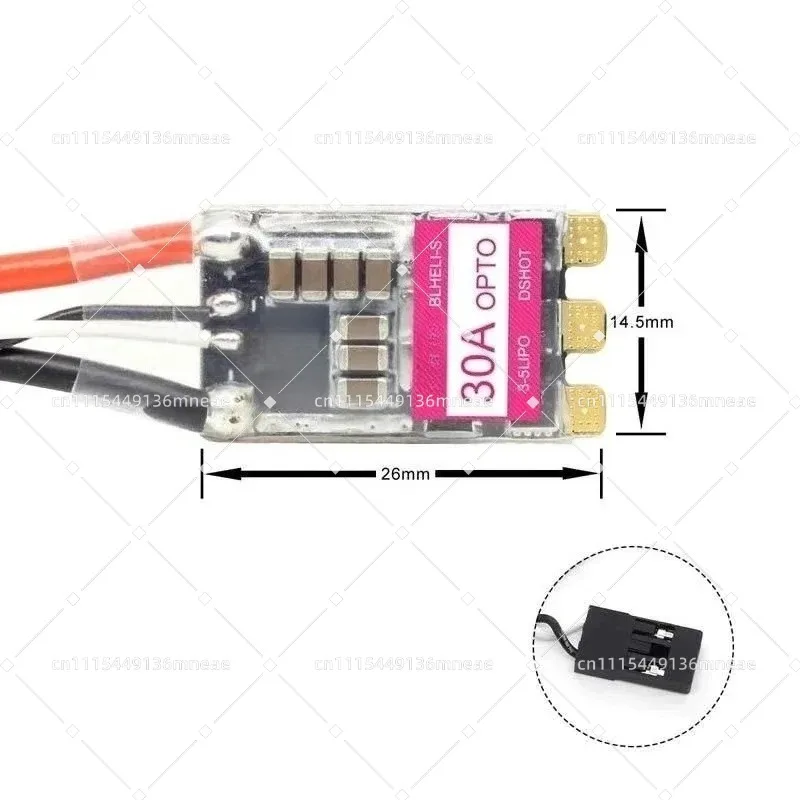 30A BLDC Power Module BLHELIS DSHOT600 Protocol 3-5S Wide Voltage Input Compact Industrial Drive Spare Components